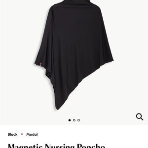 Magnetic Me Elegant Black Nursing Poncho